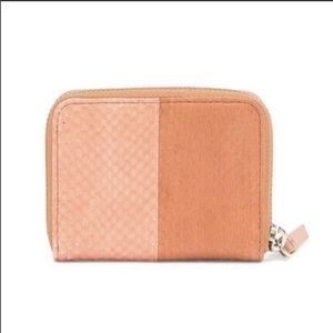 All Saints Snakeskin and Leather Ikuya Wallet